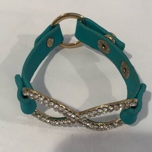 Leather Infinity Bracelet